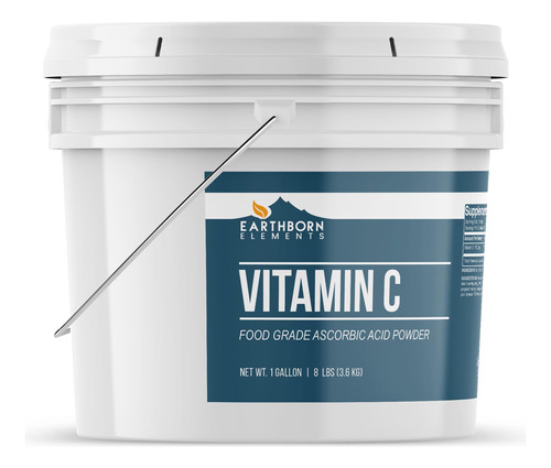 Suplemento Dietético Earthborn Elements Vitamina C Em Pó 3,7 - Imagem 2