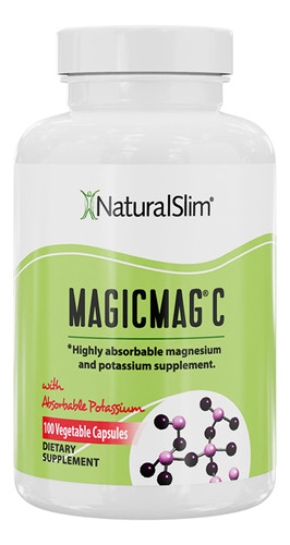 Suplemento Naturalslim Magicmag C Citrato De Magnésio 100 Cá