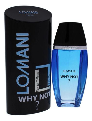 Perfume Lomani Why Not Edt 100ml Spray Para Homens - Imagem 3