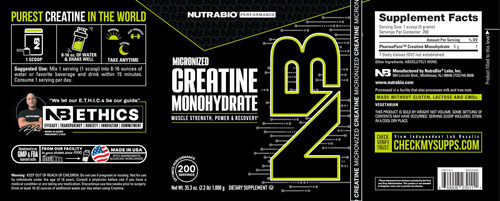 Suplemento Nutrabio Creatina Monohidratada 1000g Sem Sabor - Imagem 2