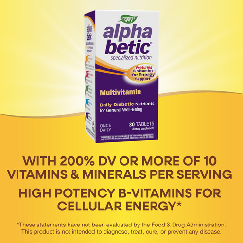 Multivitamínico Nature's Way Alpha Betic® Energy Support - Imagem 4