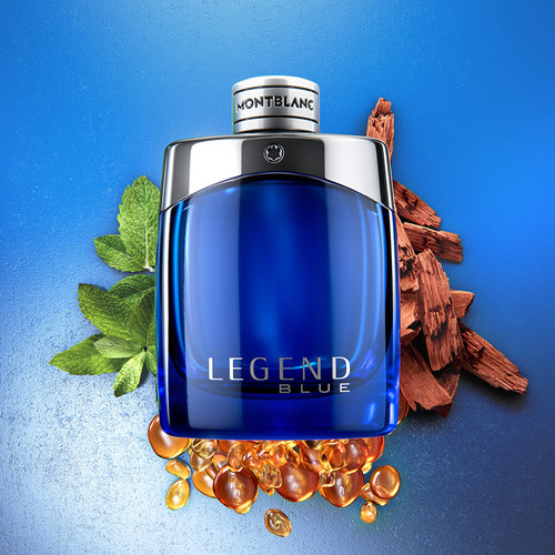 Perfume Montblanc Legend Blue Eau De Parfum 100ml Para Homen - Imagem 3