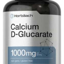 Suplemento De D-glucarato De Cálcio Horbäach 1000 Mg 120 Cáp