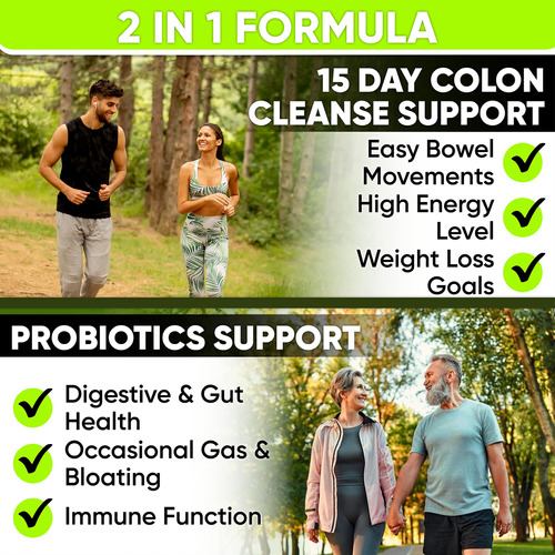 Colon Cleanse Nutrapro 15 Dias Com Probióticos 60 Cápsulas - Imagem 2