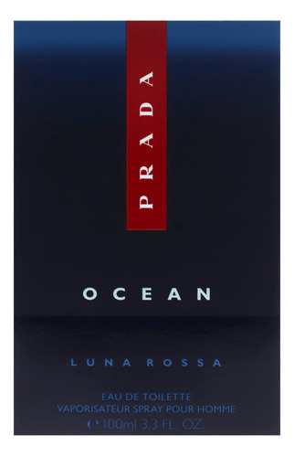 Perfume Prada Luna Rossa Ocean Edt 100 Ml Para Homem - Imagem 6