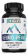 Suplemento De Suporte Cerebral Zhou Neuro Peak 30 Vegcaps - Imagem 2