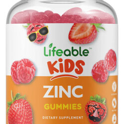 Suplemento Lifeable Zinc Kids Gummies 15 Mg Com Sabor De Fru