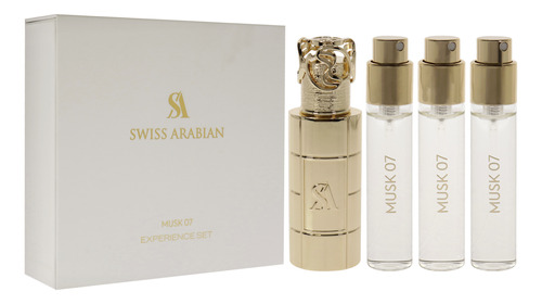 Mini Conjunto De Presentes Unissex Perfume Swiss Arabian Mus - Imagem 3