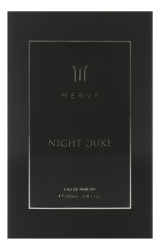 Perfume Merve Night Duke Eau De Parfum 100ml Para Homens - Imagem 5