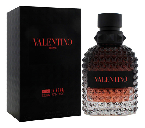 Perfume Valentino Uomo Nascido Em Roma Coral Fantasy 50ml Pa - Imagem 3