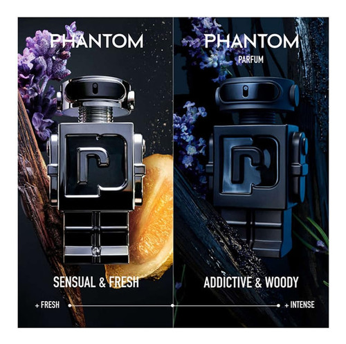Perfume Paco Rabanne Phantom Eau De Parfum 50ml Para Homens - Imagem 4