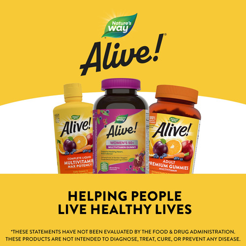Multivitamínico Nature's Way Alive! Gomas Femininas Com Mais - Imagem 7