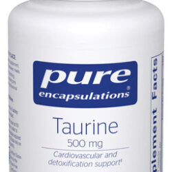 Suplemento: Encapsulamentos Puros, Taurina, 500 Mg, 60 Cápsu