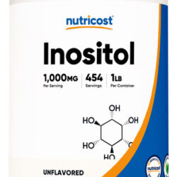 Inositol Em Pó Nutricost 454g Sem Glúten E Não Transgênico
