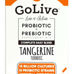 Probióticos E Prebióticos Em Pó Golive Tangerine Turmeric 10