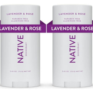 Desodorante Nativo Com Aroma De Lavanda E Rosa 72h Odor Cont