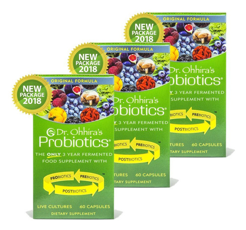 Suplemento De Fórmulas Essenciais Dr. Ohhira"s Probiotics 60