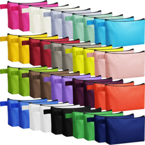 Bolsas De Maquiagem Reginary Canvas, Bolsa De Cosméticos Par