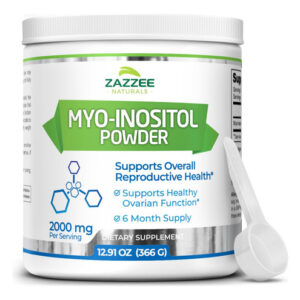 Suplemento Zazzee Myo-inositol Em Pó 510g, 255 Porções