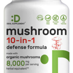 Supplement Deal Organic Mushroom 8.000 Mg 240 Cápsulas