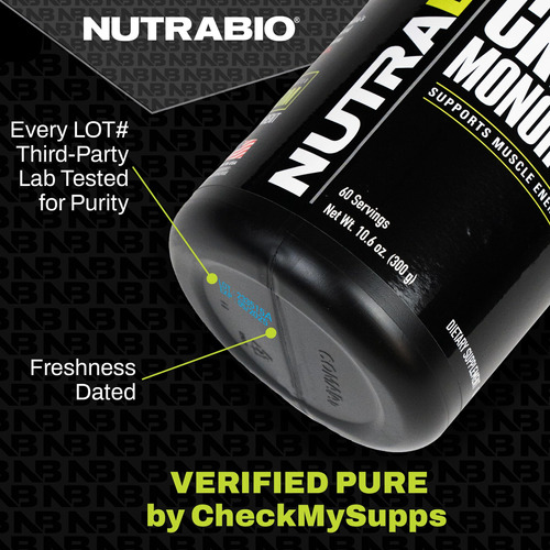 Suplemento Nutrabio Creatina Monohidratada 1000g Sem Sabor - Imagem 5