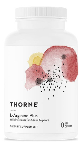 Suplemento Thorne L-arginina Plus 180 Cápsulas