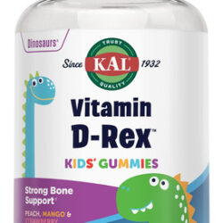 Gomas De Vitamina D Kal Vitamin D-rex Para Crianças 25mcg