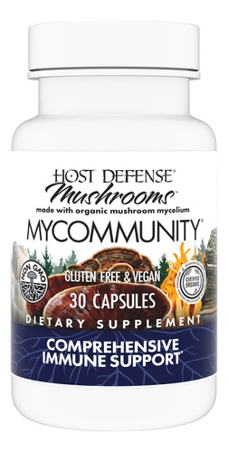 Suplemento Host Defense Mycommunity Capsules 30