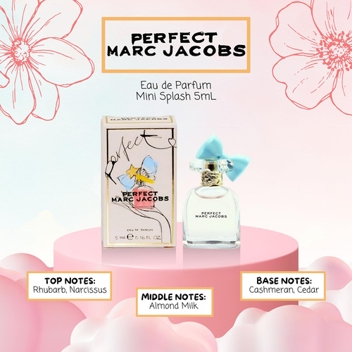 Perfume Marc Jacobs Perfect Eau De Parfum 5ml Para Mulheres - Imagem 2