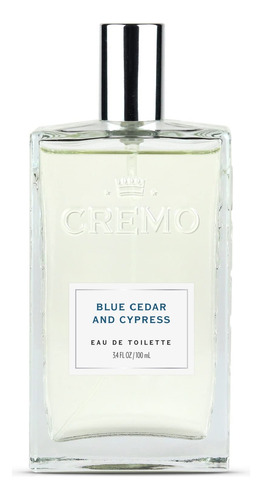 Spray De Colônia Cremo Blue Cedar & Cypress 100ml Para Homen