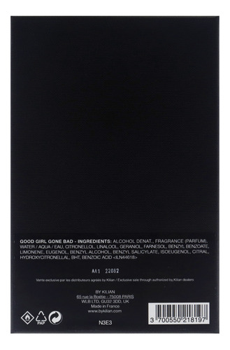 Perfume Kilian Good Girl Gone Bad Eau De Parfum 50ml Para Mu - Imagem 5