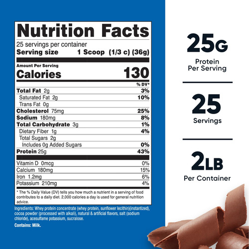 Proteína Em Pó Nutricost Whey Concentrate Chocolate 907g - Imagem 3
