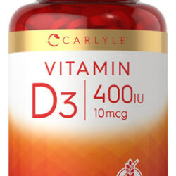 Suplemento De Vitamina D Carlyle, Vitamina D3, 400 Comprimid