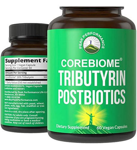 Suplemento Peak Performance Corebiome Tributyrin 30ml - Imagem 2