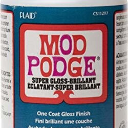 Mod Podge Super Thick Gloss (8 Onças), Cs11297, 8 Onças