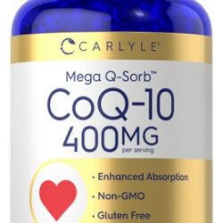 Suplemento Carlyle Coq10 400 Mg 200 Cápsulas Gelatinosas, Gl