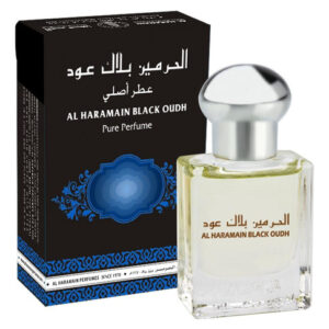 Perfume Al Haramain Black Oudh Óleo De Perfume Oriental 15ml X2