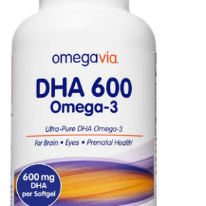 Suplementos Omegavia Dha 600 Mg Ultra Puro Omega-3 120 Cápsu