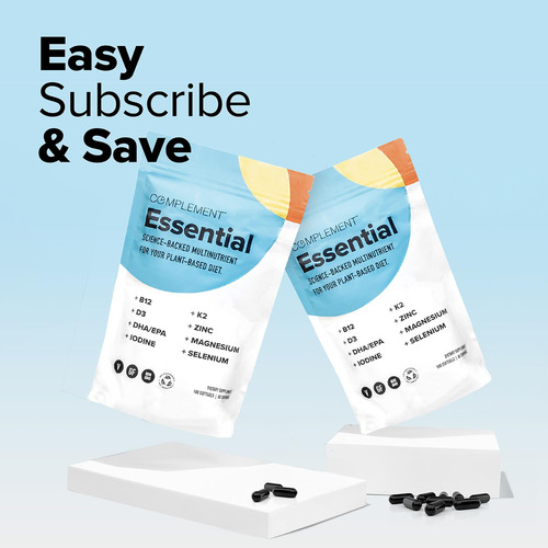 Suplemento Complementar Com Multivitaminas Veganas, Fornecim - Imagem 6