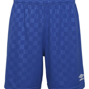 Short Umbro Kids Xadrez Azul Royal Poliéster Pequeno