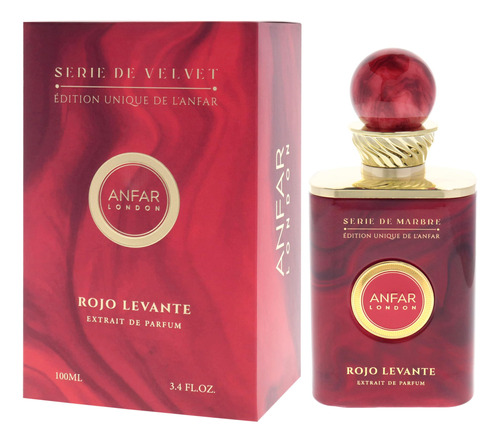 Perfume Anfar Red Velvet Series Levante Extrait 100ml Para - Imagem 4