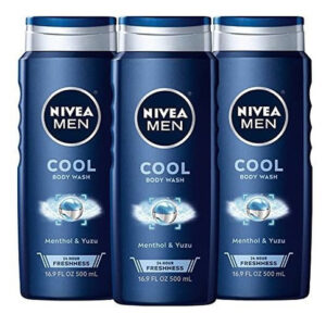 Nivea Men Cool Body Wash Com Mentol Gelado, Pacote Com 3 169