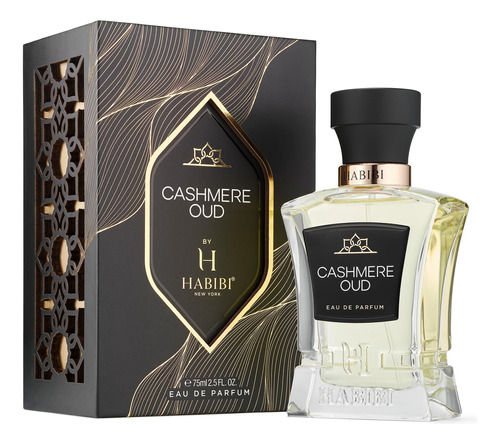 Perfume H Habibi Cashmere Oud Arabian Eau De Parfum 75ml Par - Imagem 2