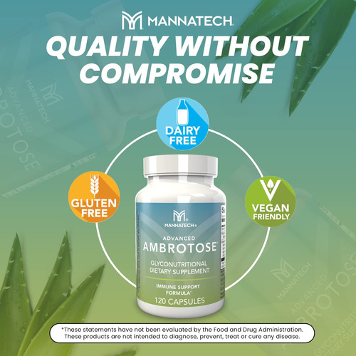 Suplemento Mannatech Advanced Ambrotose 120 Cápsulas - Imagem 5