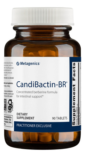Suplemento Metagenics Candibactin-br Berberine 90 Cápsulas