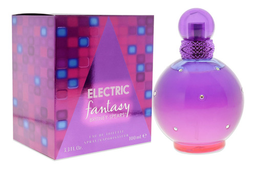 Perfume Britney Spears Electric Fantasy Edt 100ml Para Mulhe - Imagem 3