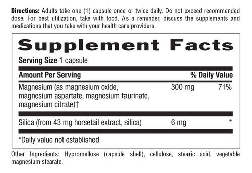 Suplemento Country Life Target-mins Magnesium 300 Mg 120 Cáp - Imagem 3