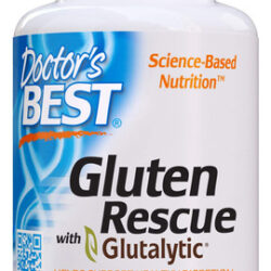 Suplemento Doctor's Best Gluten Rescue 60 Cápsulas Veganas