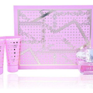 Conjunto De Presente Perfume Versace Bright Crystal, 3 Peças