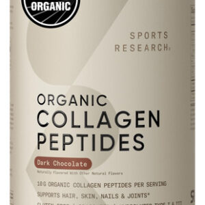Colágeno Em Pó Sports Research Organic Dark Chocolate 30 Se